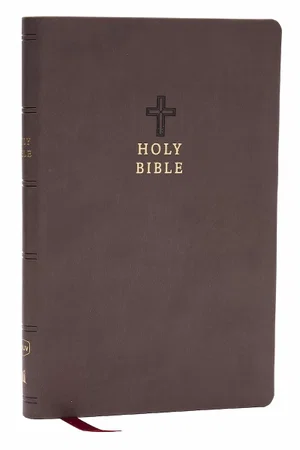 NKJV Ultra Thinline Bible Chacoal Leathersoft, Red Letter Comfort Print