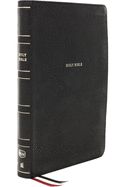 NKJV, Thinline Reference Bible, Leathersoft, Black, Comfort Print