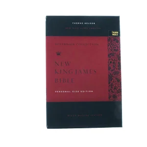 NKJV Personal Size Reference Bible - Black - Sovereign Collection
