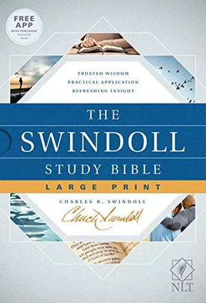 NLT, The Swindoll Study Bible, Large Print