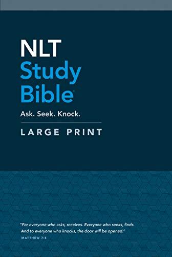 Image of NLT Study Bible Large Print -Red Letter, Hardcover