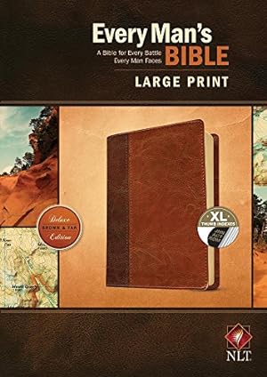 NLT Every Man's Bible, Large Print, Tutone - Large Print