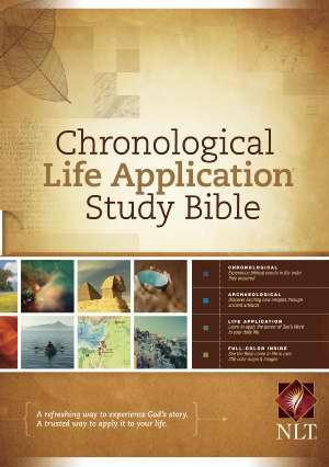 NLT Chronological Life Application Study Bible-Hardcover