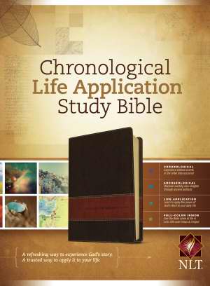 NLT2 Chronological Life Application Study-Brown/Tan TuTone