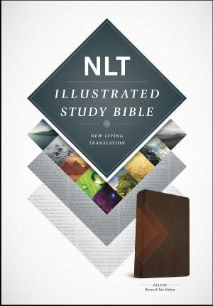 Image of NLT2 Illustrated Study Bible-Brown/Tan TuTone
