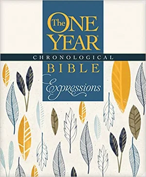NLT One Year Chronological Bible Creative Expressions -Softcover