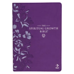 NLT Purple Faux Leather Spiritual Growth Bible
