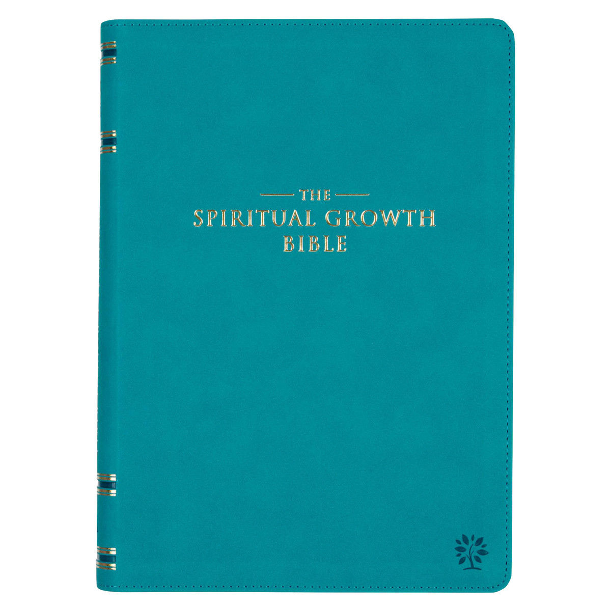 Image of NLT Teal Faux Leather Spiritual Growth Bible