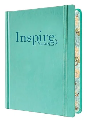 NLT Inspire Bible, Filament Enabled, Aquamarine Hardcover Leatherlike