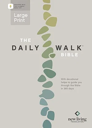 The Daily Walk Bible Large Print NLT, Filament Enabled, Softcover
