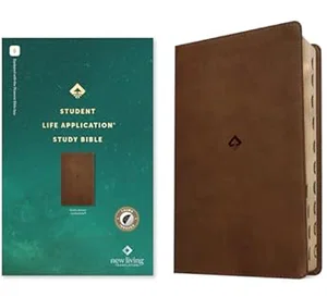 NLT Student Life Application Study Bible, Rustic Brown, Indexed, Filament