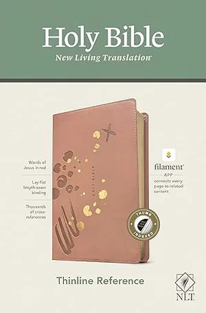 NLT Thinline Reference Bible, Filament Enabled, Pink, Indexed