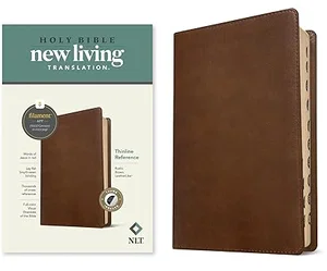 NLT Thinline Reference Bible, Rustic Brown Leather Filament Enabled, Indexed