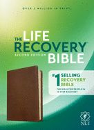 NLT Life Recovery Bible, Second Edition Leatherlike, Rustic Brown