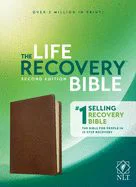 NLT Life Recovery Bible, Second Edition Leatherlike, Rustic Brown