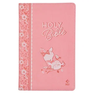 Bible NLT Infant Faux leather, Pink