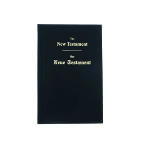 English/German New Testament Large Print 8.5 x 5.5 x 1.5 -Hardcover