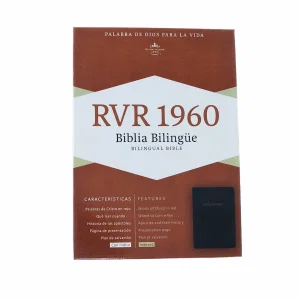 Span-RVR 1960/KJV Bilingual-Black Bonded Leather Indexed