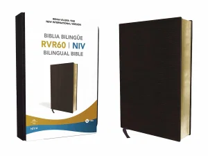NIV / RVR 1960 Bilingual Bible, Imit. Leather, Black