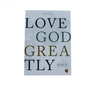NET Love God Greatly Bible, Leathersoft, Brown, Comfort Print
