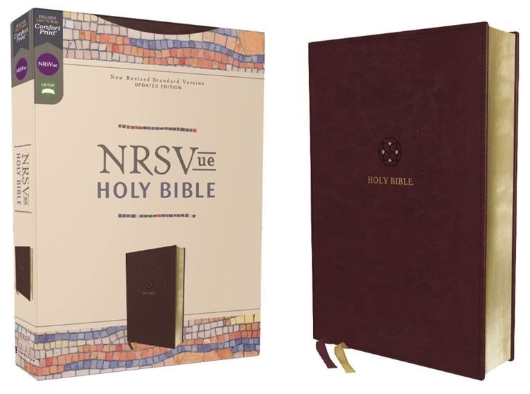 Image of NRSVUE Holy Bible, Leathersoft, Burgundy, Comfort Print