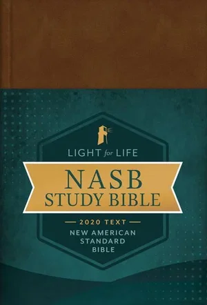 Light for Life NASB Study Bible - Golden Caramel