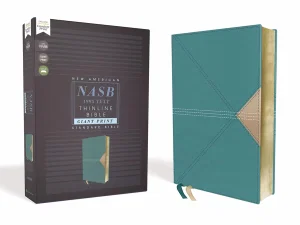 NASB Thinline Giant Print, Leathersoft, Teal, Red Letter Edition