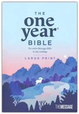 The One Year Bible the Message, Large Print Thinline Edition (Softcover)