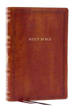 RSV Personal Size Bible, Brown Leathersoft, Indexed, Soverign Collection