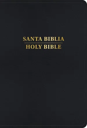 RVR 1960/KJV Large Print Bilingual Bible Black Imitation Leather, Indexed