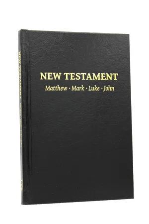 New Testament: Matthew, Mark, Luke, John Hardcover (Traditional Text Bible)