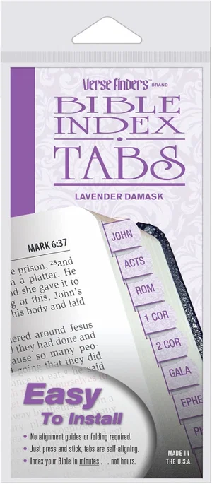 Verse Finder - Bible Tabs - Lavender