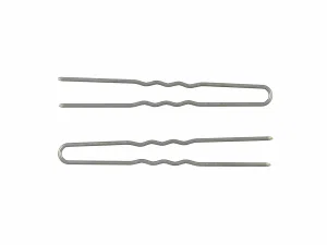 Stainless Steel Crinkle Hair Pin - 2.5"