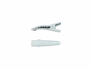 1.25" Pinch Clip Plain White