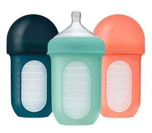 Mint 8 oz. Silicone Pouch Bottle 3 Pack