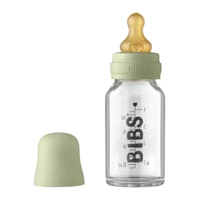 110 mL Glass Baby Bottle - Sage