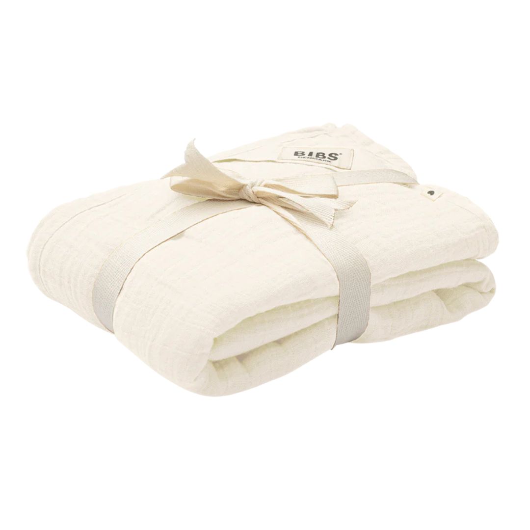 Image of BIBS Muslin Swaddle Ivory