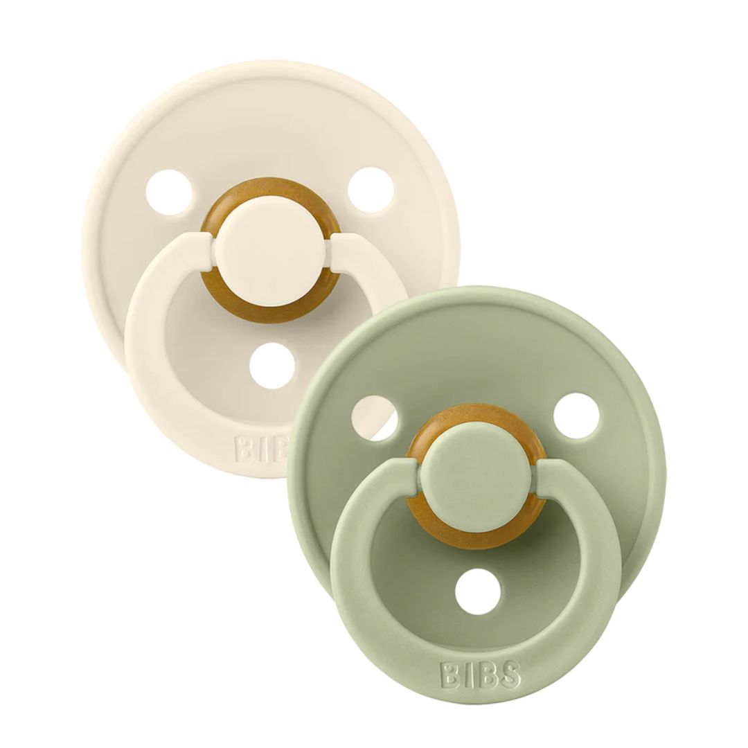 Image of Bibs Pacifier Original 6-18 Months – Ivory/Sage