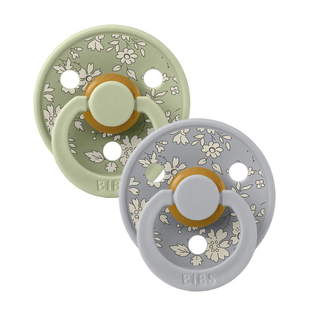 Image of Bibs Liberty Pacifier 0-6 Months – Capel/Sage Mix