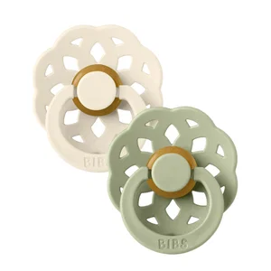 Bibs Pacifier Boheme 0-6 Months - Ivory/Sage