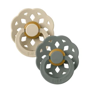 Bibs Pacifier Boheme 6-18 Months - Vanilla/Pine