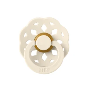 BIBS Pacifier Boheme - Round Nipple 0-6 Months - Ivory