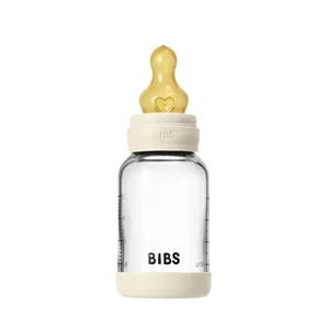 Baby Glass Bottle Set 4oz Latex - Ivory
