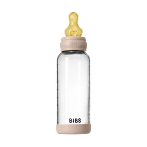 Baby Glass Bottle Set 8oz Latex - Blush