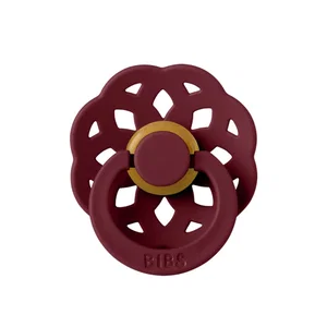 Bibs Pacifier Boheme - Round Nipple 6-18 Months - Elderberry