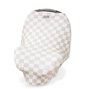 Mom Boss® 4-in-1 Multi-Use Cover - Taupe Checkerboard