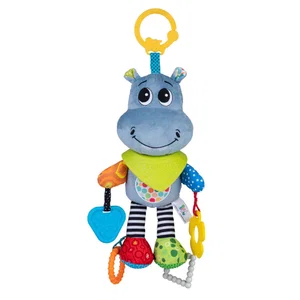 Hippo Clip-On Hanging Toy