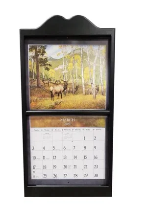 Calendar Frame - Lang Black