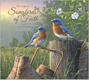 2026 Wall Calendars Songbirds of Faith