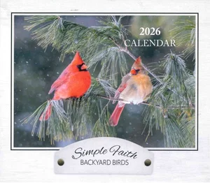 2026 Simple Faith Backyard Birds Calendar